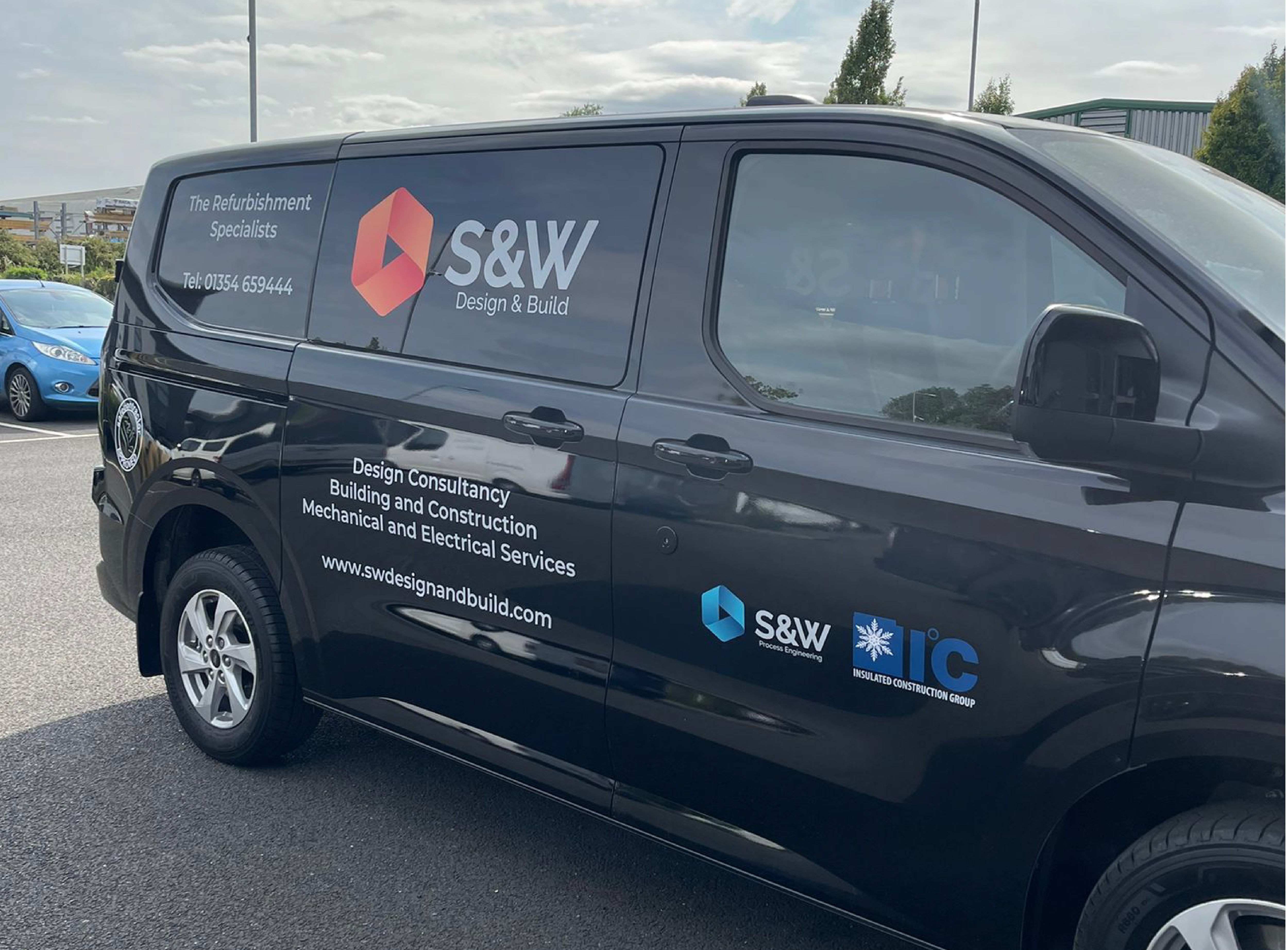 Cut vinyl lettering example